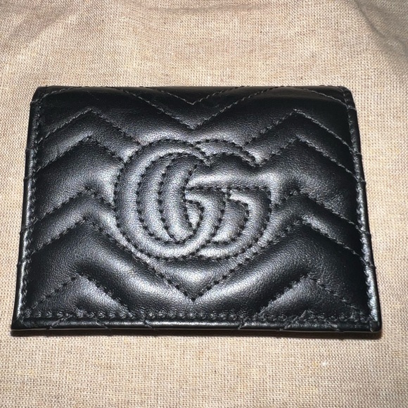 GUCCI Marmont Card Case Wallet - Picture 2 of 5
